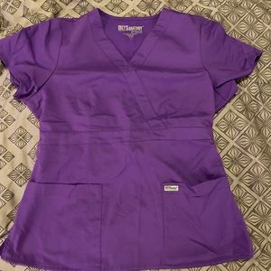 Greys anatomy large purple top
